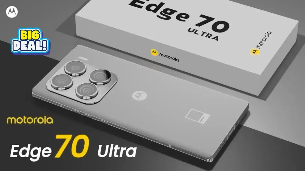 Moto 70 Ultra 5G is redefining — 350MP Camera, 8500mAh Battery